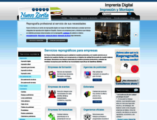 nuevozorita.com screenshot