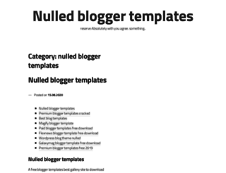 nulled-blogger-templates.9c1lankadeepa.online screenshot