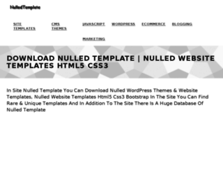 nulledtemplates.net screenshot