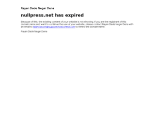 nullpress.net screenshot
