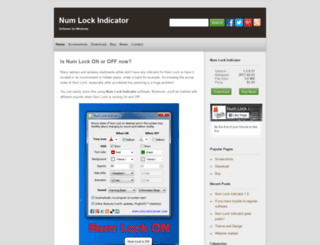 num-lock-indicator.com screenshot