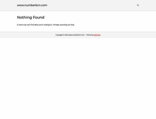 numberbcn.com screenshot