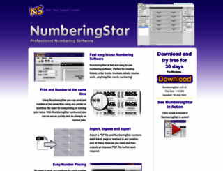 numberingstar.com screenshot