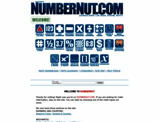 numbernut.com screenshot