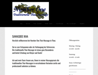 numberonethaimassage.ch screenshot