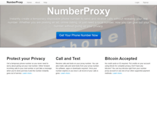 numberproxy.com screenshot