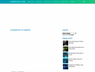 numbones.com screenshot