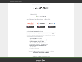 numeproducts.affiliatetechnology.com screenshot