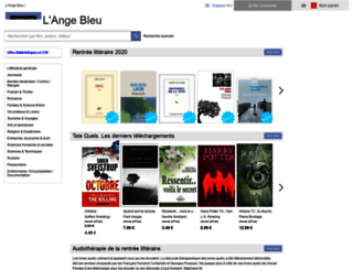 numerique.librairielangebleu.com screenshot