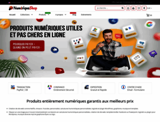 numeriqueshop.com screenshot