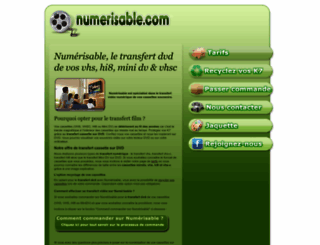 numerisable.com screenshot