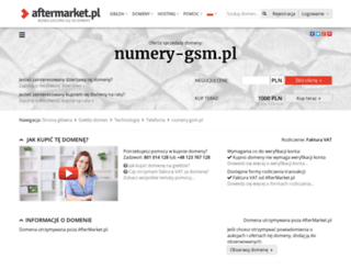 numery-gsm.pl screenshot