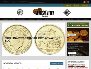 numismaticaranieri.it screenshot