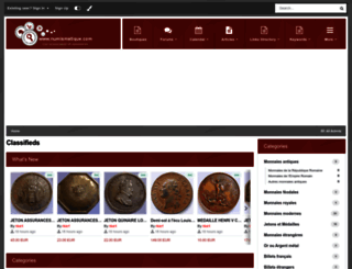 numismatique.com screenshot