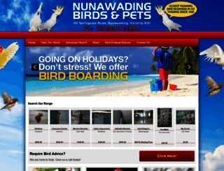 nunawadingbirds.com.au screenshot