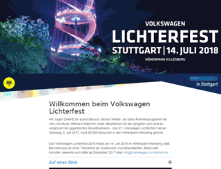 nuon-lichterfest-stuttgart.de screenshot