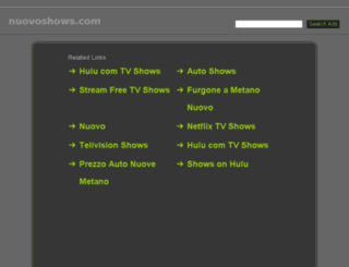 nuovoshows.com screenshot