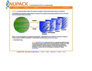 nupack.org screenshot