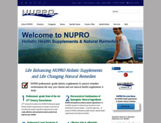 nupro.net screenshot