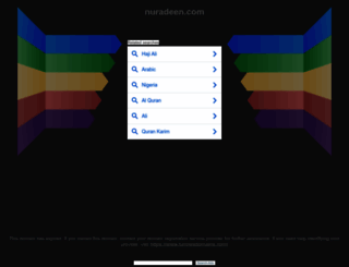 nuradeen.com screenshot