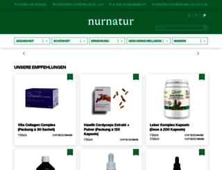 nurnatur.ch screenshot