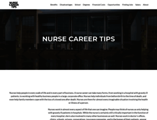 nursecareertips.com screenshot