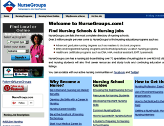 nursegroups.net screenshot