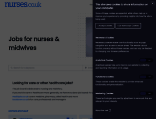 nurses.co.uk screenshot