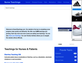 nurseteachings.com screenshot