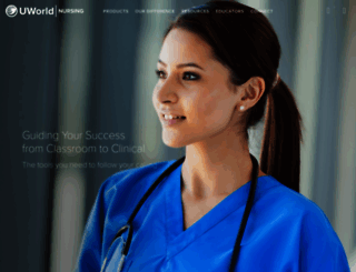 nursing.uworld.com screenshot