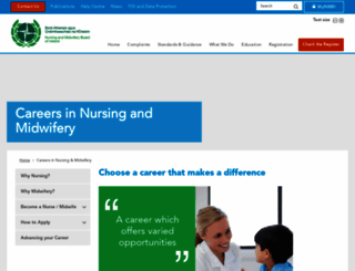 nursingcareers.ie screenshot