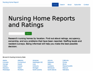 nursinghomereport.org screenshot