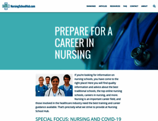 nursingschoolhub.com screenshot