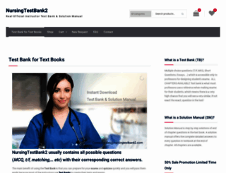 nursingtestbank2.com screenshot