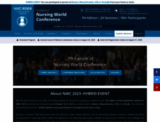 nursingworldconference.com screenshot