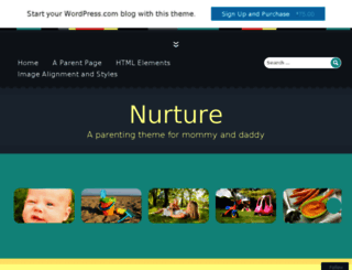 nurturedemo.wordpress.com screenshot