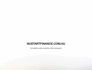 nustartfinance.com.au screenshot
