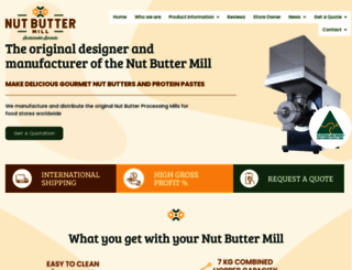nutbuttermill.com.au screenshot