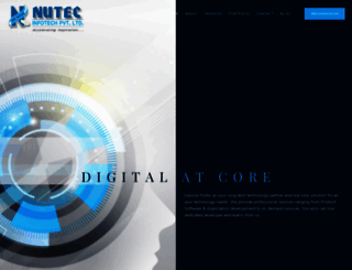 nutecinfotech.com screenshot