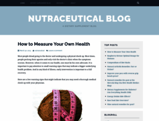 nutraceutical.wordpress.com screenshot