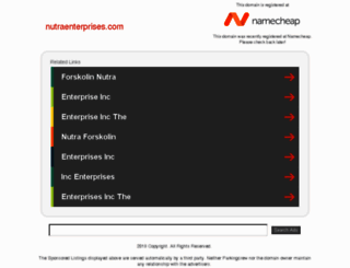 nutraenterprises.com screenshot