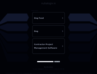 nutralogix.in screenshot