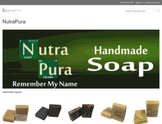 nutrapura.com.au screenshot
