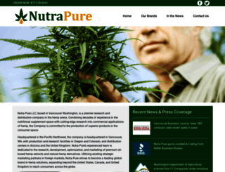 nutrapureonline.com screenshot