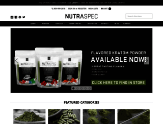 nutraspec.com screenshot