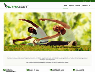 nutrazest.com screenshot