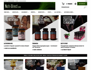 nutri-direct.com screenshot