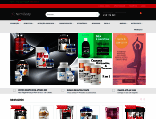 nutribody.pt screenshot