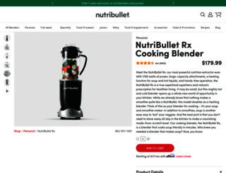 nutribulletrx.com screenshot