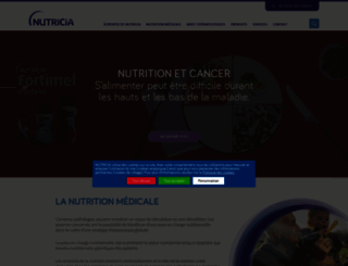 nutricia.fr screenshot